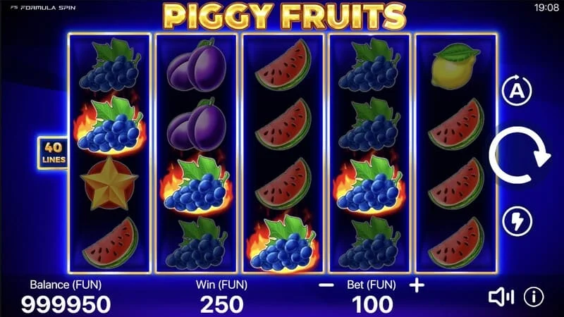 Piggy Fruits - nisja e modalitetit kryesor të lojës